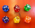 20-Sided Polyhedral D20 Dice, Tabletop Game Number Die, Life Counter & Status Indicator Dice