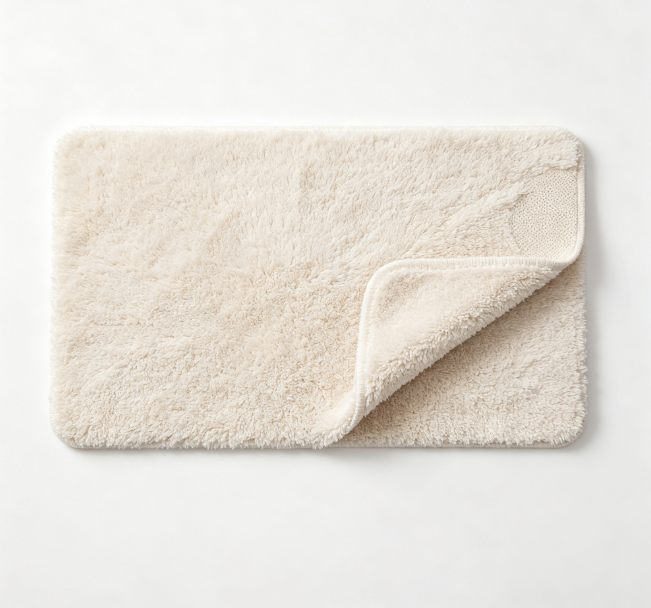 Absorbent Quick Dry Bath Mat, Non Slip Microfiber Bathroom Floor Rug Machine Washable for Shower Tub Entry